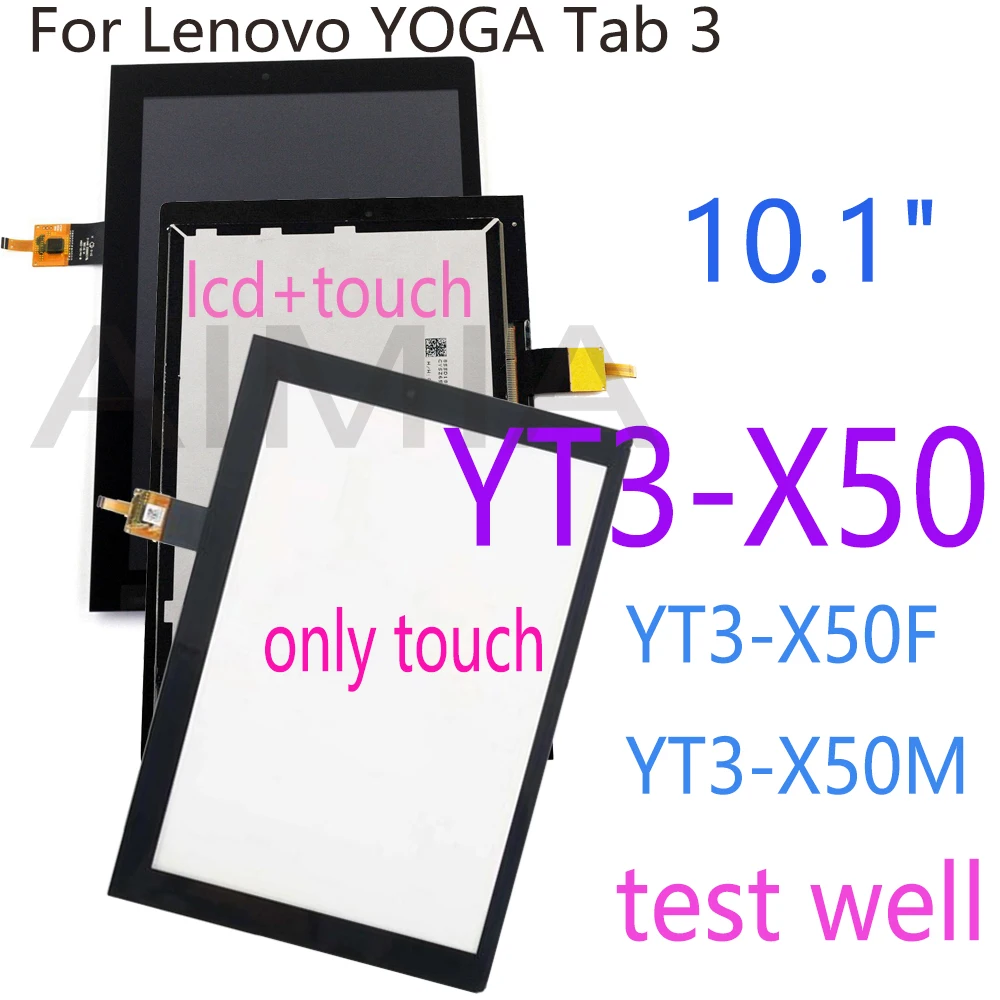 Сенсорный ЖК-дисплей aaa + 10 1 дюйма для lenovo yoga tab 3 yt3-x50f yt3-x50m yt3-x50 сенсорный экран
