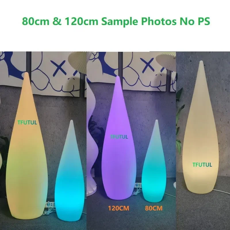 Водонепроницаемые светодиодные напольные лампы RGB с дистанционным управлением и