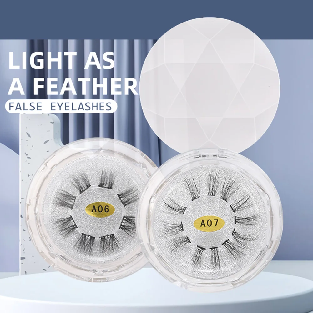 

Segmented False Eyelashes 8 Clusters Individual Fake Lashes Natural Fluffy Lash For Grafting Eyelash Extension Eye Makeup Tool