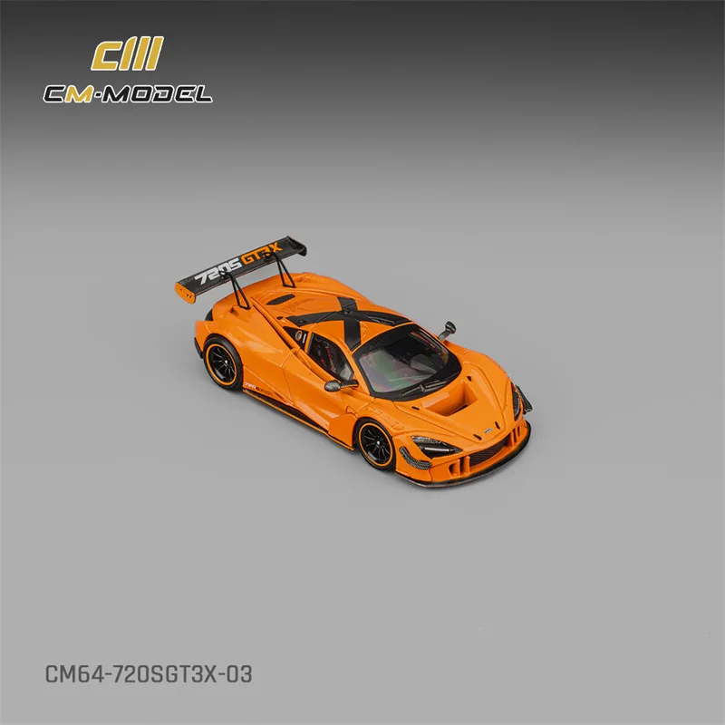 Фото CM MODEL 1:64 Papaya Orange 720SGT3X Литая модель автомобиля №4