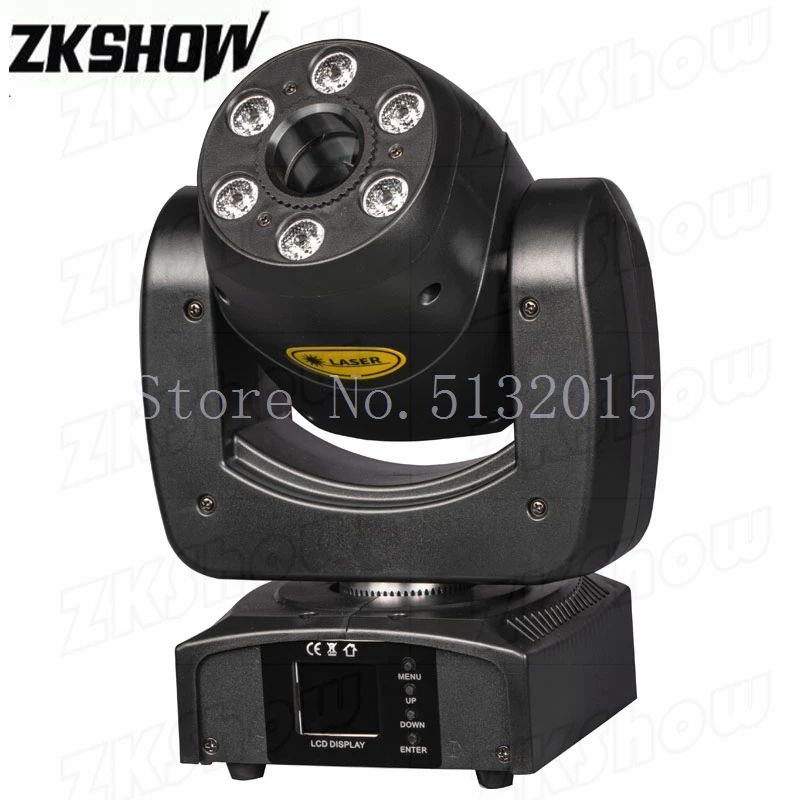 6*10 Вт RGBW моющийся с 3 Вт/2 Вт/1 искусственный анимационный лазер для KTV музыкальная