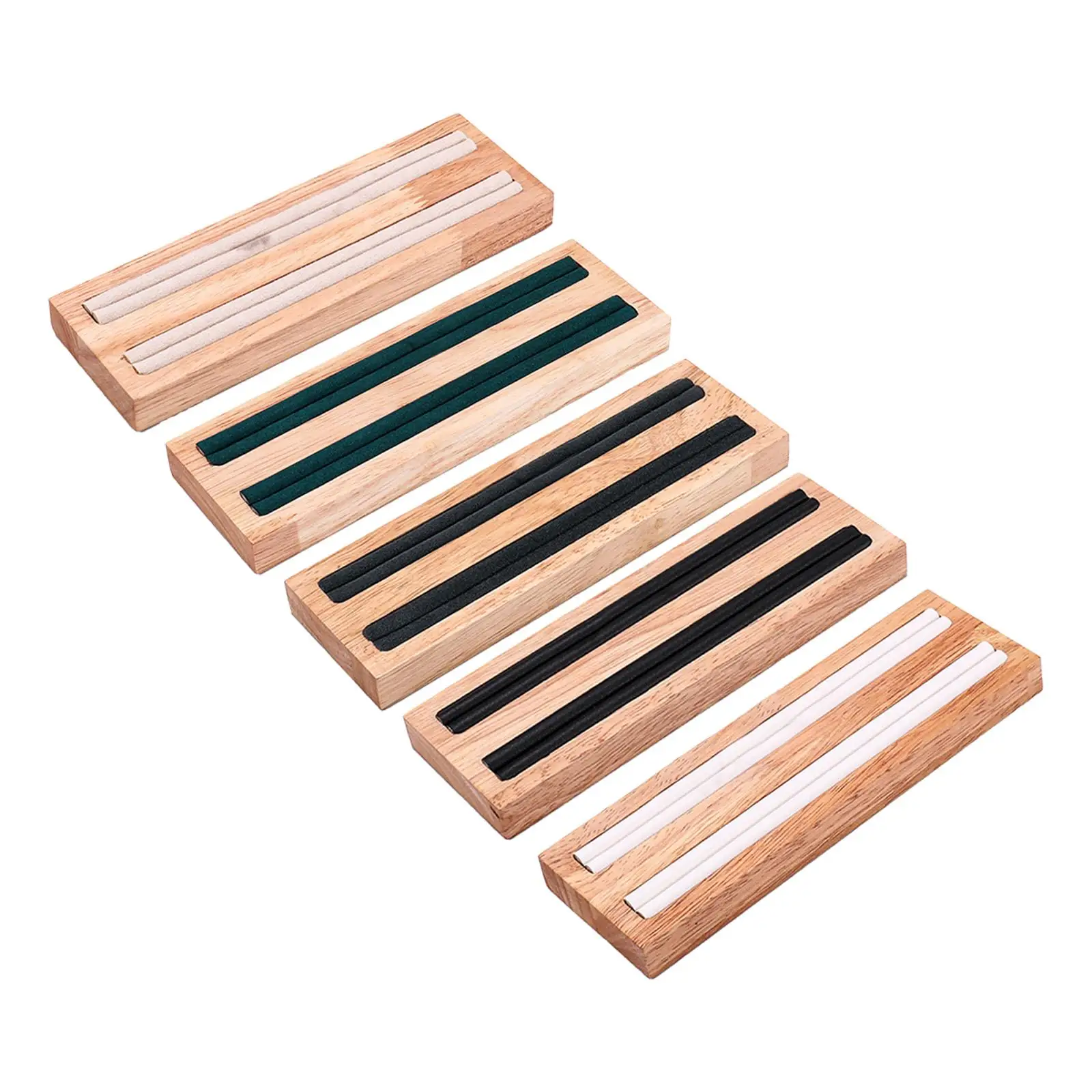 Органайзер для колец лоток ювелирных изделий деревянная подарочная шкатулка