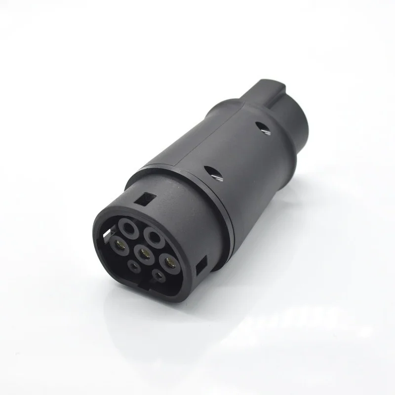 Adaptor 16A 32A Electric Vehicle Car EV Charger Connector SAE J1772 Socket Type 1 To Type 2 EV Adapter Socket enlarge