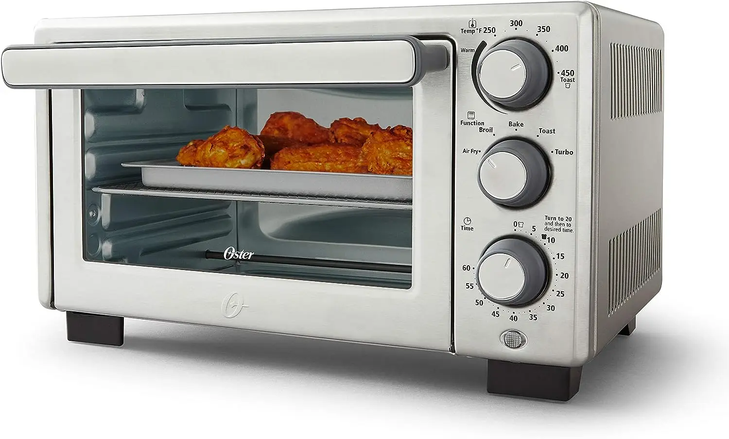 

Countertop Oven With Air Fryer, Stainless Steel