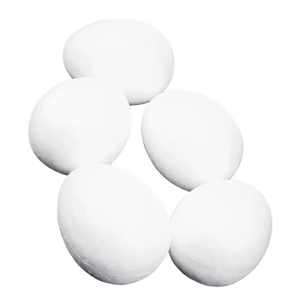 

5/10/50x Modelling Foam Eggs Party Decoration Art Crafts Ornament