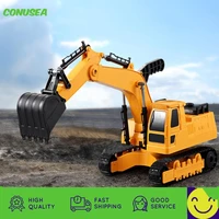 double e e232 002 120 excavator model large truck engineering vehicle crawler tractor digging boys toys model children gifts