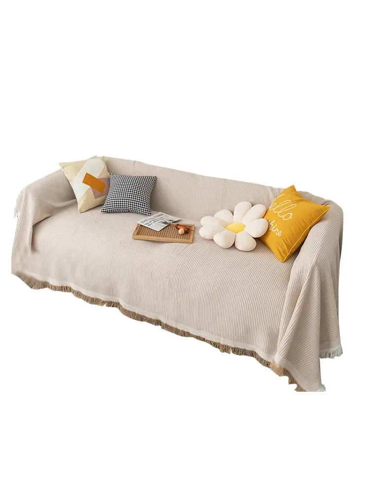 Однотонное хлопковое одеяло