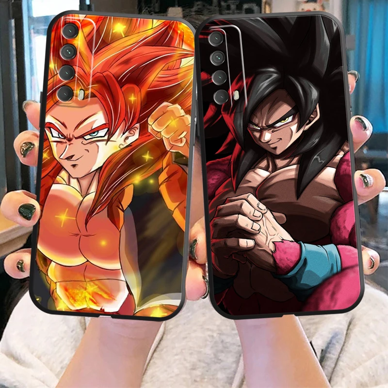 

Japanese Anime Dragon Ball Phone Case For Huawei Honor 7A 7X 8 8X 8C 9 V9 9A 9X 9 Lite 9X Lite Back Black Coque Funda