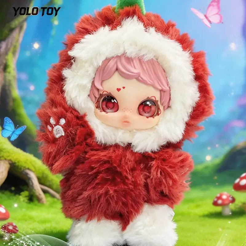 Фото Плюшевая игрушка-сюрприз YOLO TOY: милая светло-голубая пушистая кукла, брелок для сумки, украшение для дома и рабочего стола, подарок на день рождения, игрушки для взрослых коллекционеров №3