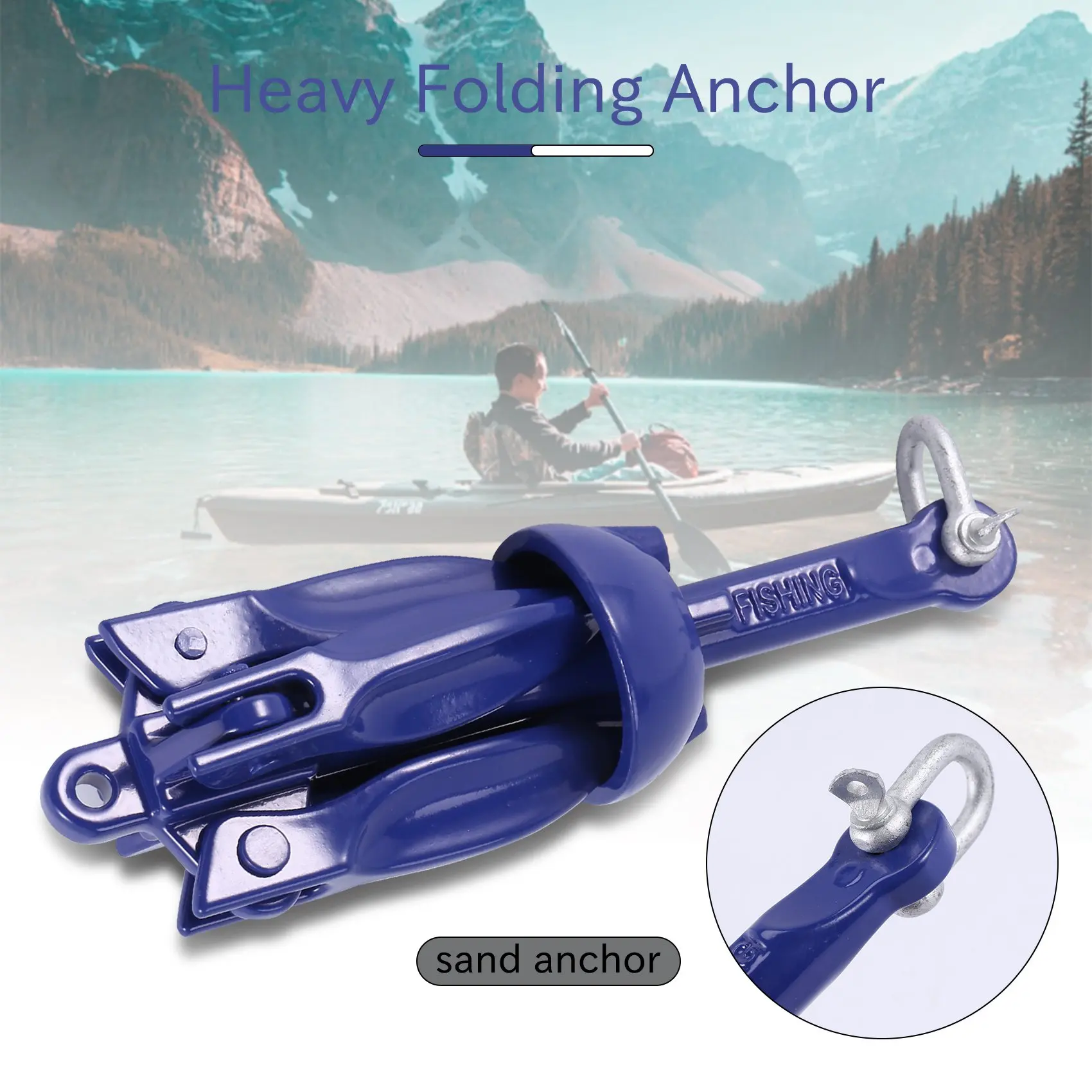 Гребные лодки с 4 зубцами складной якорь маленький для набор морских канатов