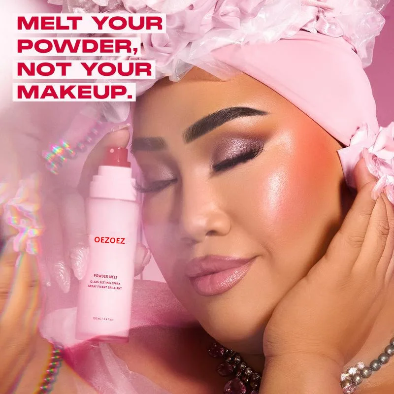 Фото Спрей-фиксатор для макияжа: увлажняющий, легкий, придающий естественный сияющий эффект, фиксирующий макияж, стойкий, сохраняющий свежесть. №2