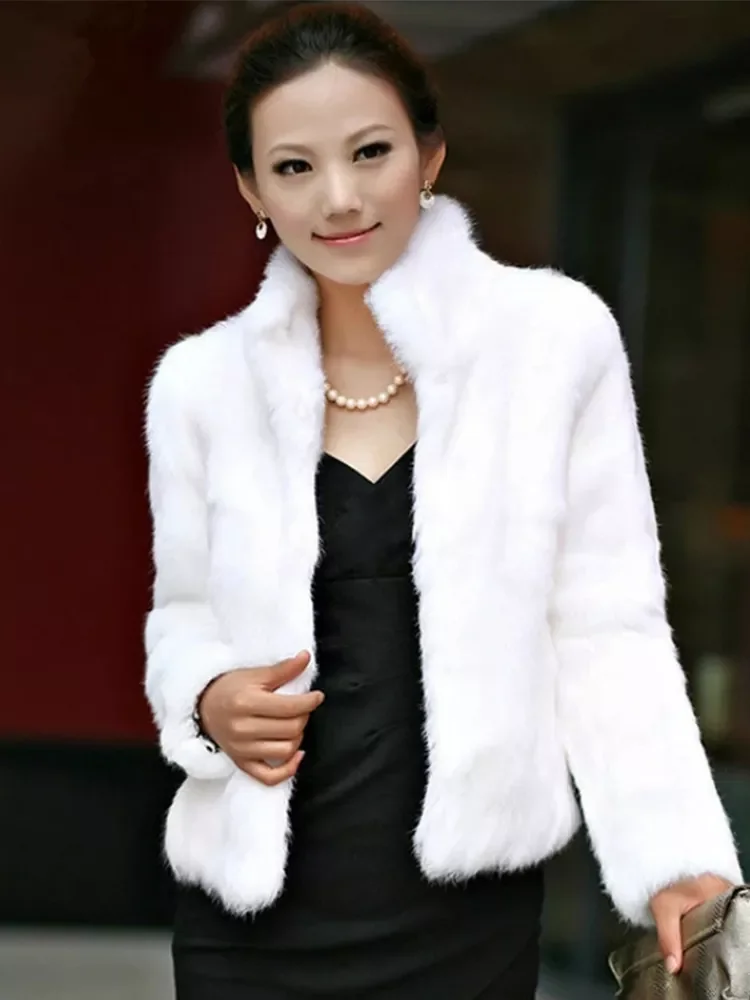 

Faux Fur Coat Fluffy Plush Coats New Autumn And Winter Ladies Long Sleeve Special Woman Clothing 2020 Overcoat Female