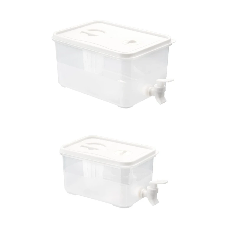 

3/5L Ice Water Bucket Portable Cold Water Kettle with Faucet Refrigerator Iced Dropship