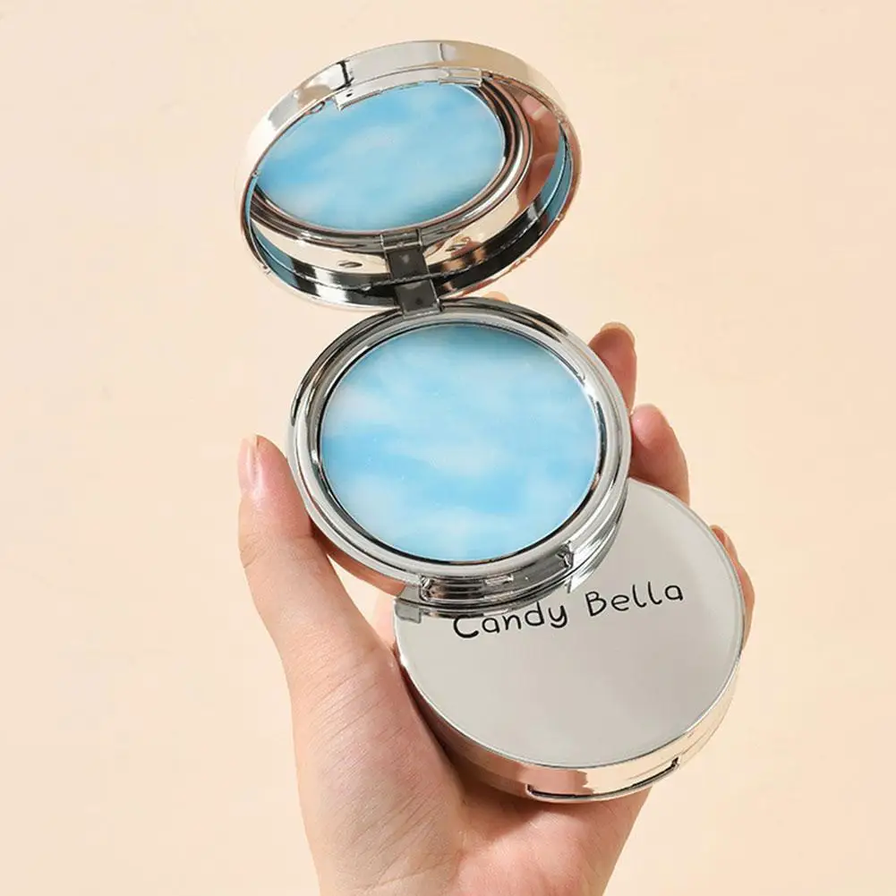 

Nature Color Pressed Powder Makeup Transparent Finishing Powder Waterproof Fine Powder For Face Makeup With Puff Korean Cos H2E6