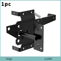black self locking gate latch heavy duty post mount automatic gravity lever pvc garden fence door hinges furniture hardware