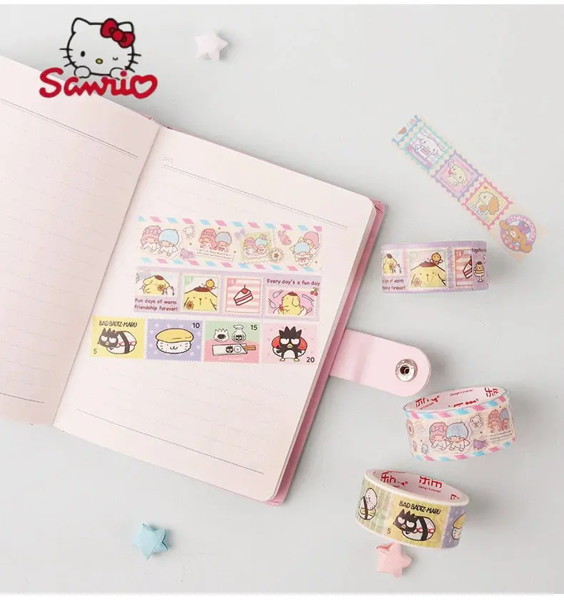 

Sanrio, японская бумага, наклейки для ноутбука, коричная бумага, наклейки для ноутбука, бумажная лента sanrio kawii washi