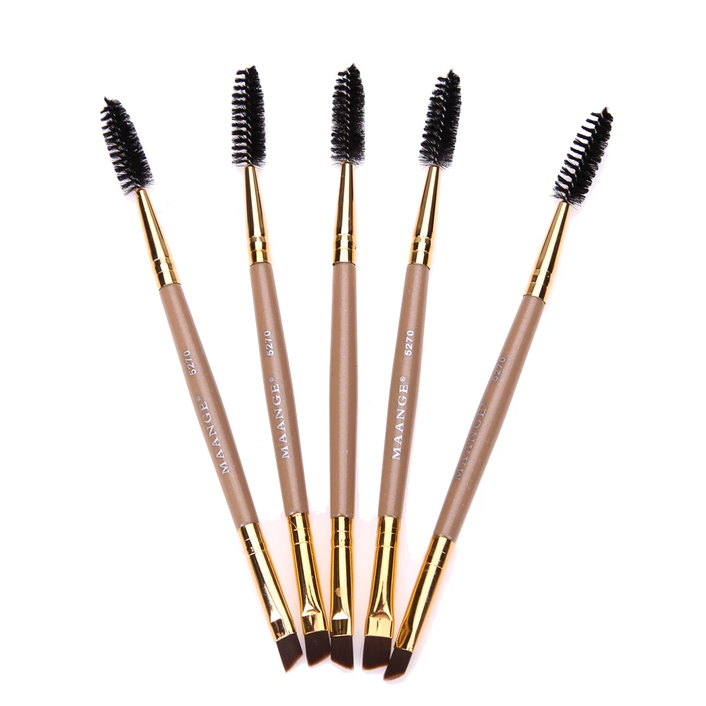 

Double Head Eyebrow Brush Comb Eyeshadow Powder Eyeliner Cosmetic Pen Multifuntional Beauty Makeup Brush Tool
