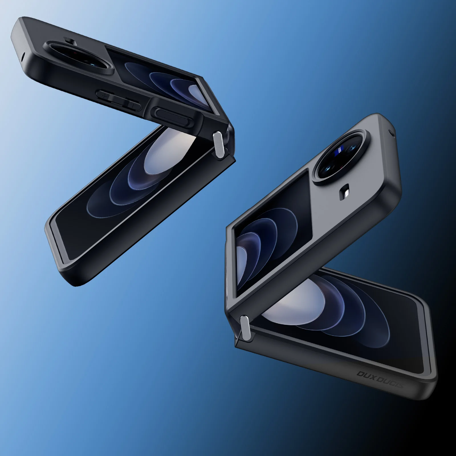 DUX DUCIS TPU + PC матовый плавающий свет дизайн защитный чехол для vivo X Flip защита от