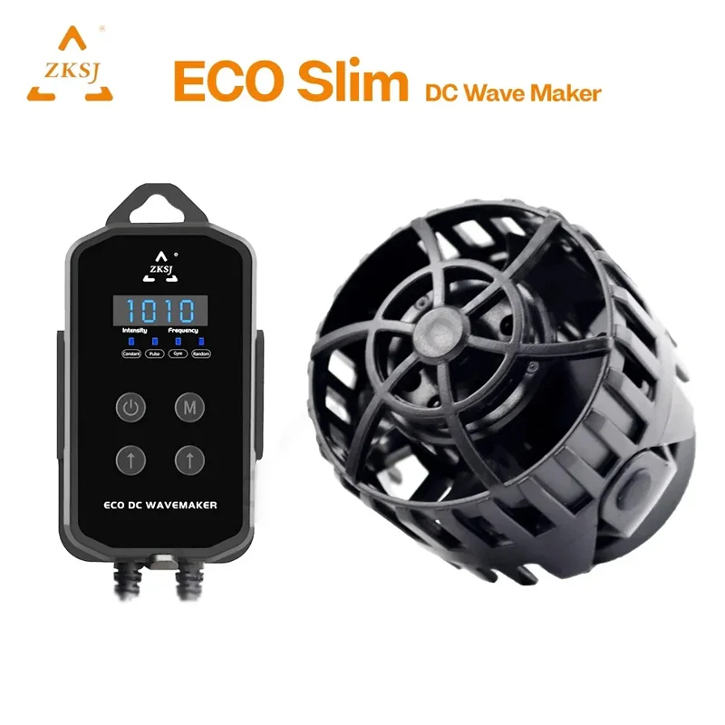 Фото ZKSJ-Аквариумный водяной насос с контроллером, Eco Slim, мини-аквариум для морских рыб, 6000, 10000, 15000, 20000, 25000 постоянного тока №1