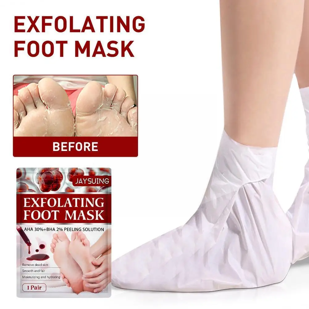 

1Pair Exfoliating Foot Mask Film Exfoliation Scrub Dead Moisturizing Tool Feet Care Anti-cracking Calluses Remove Heel Skin O7K3