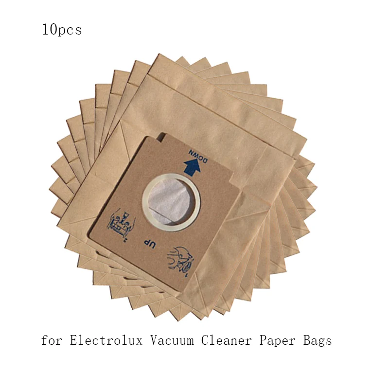 

10PCS Vacuum Cleaner Parts Z1480/ZW1200-211/ZC1120B/ZC1120R/ZC1120Y/ZC1120H/ZMO1510 Paper Bags for Electrolux Vacuum Cleaner