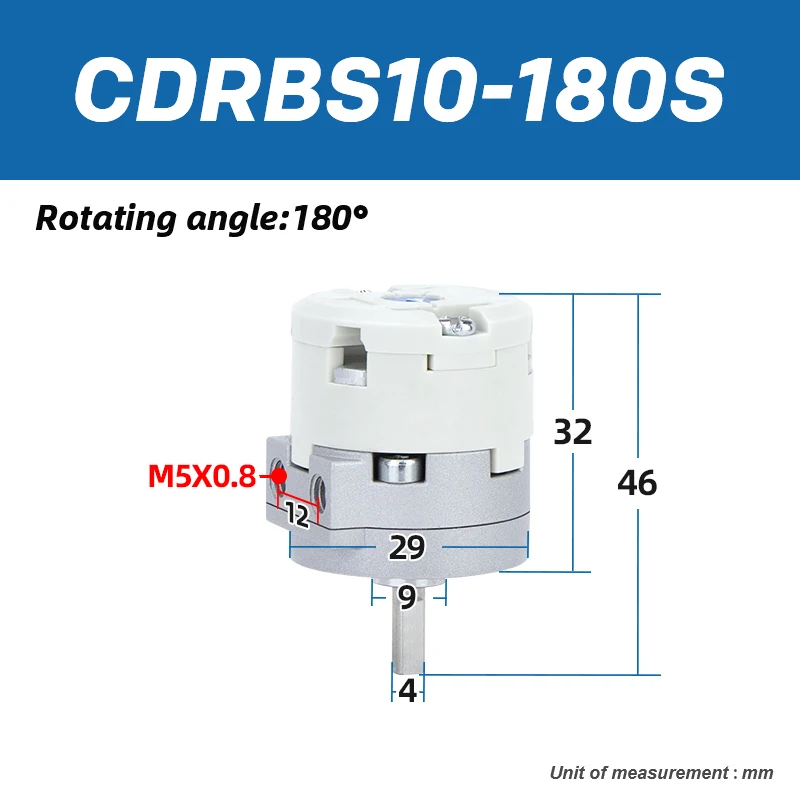 

Высококачественный роторный привод лопастного типа CDRBS10-90/180 CDRBS15-90/180 CDRBS20-90/180 CDRBS30-90/180 CDRBS40-90/180 Тип лезвия