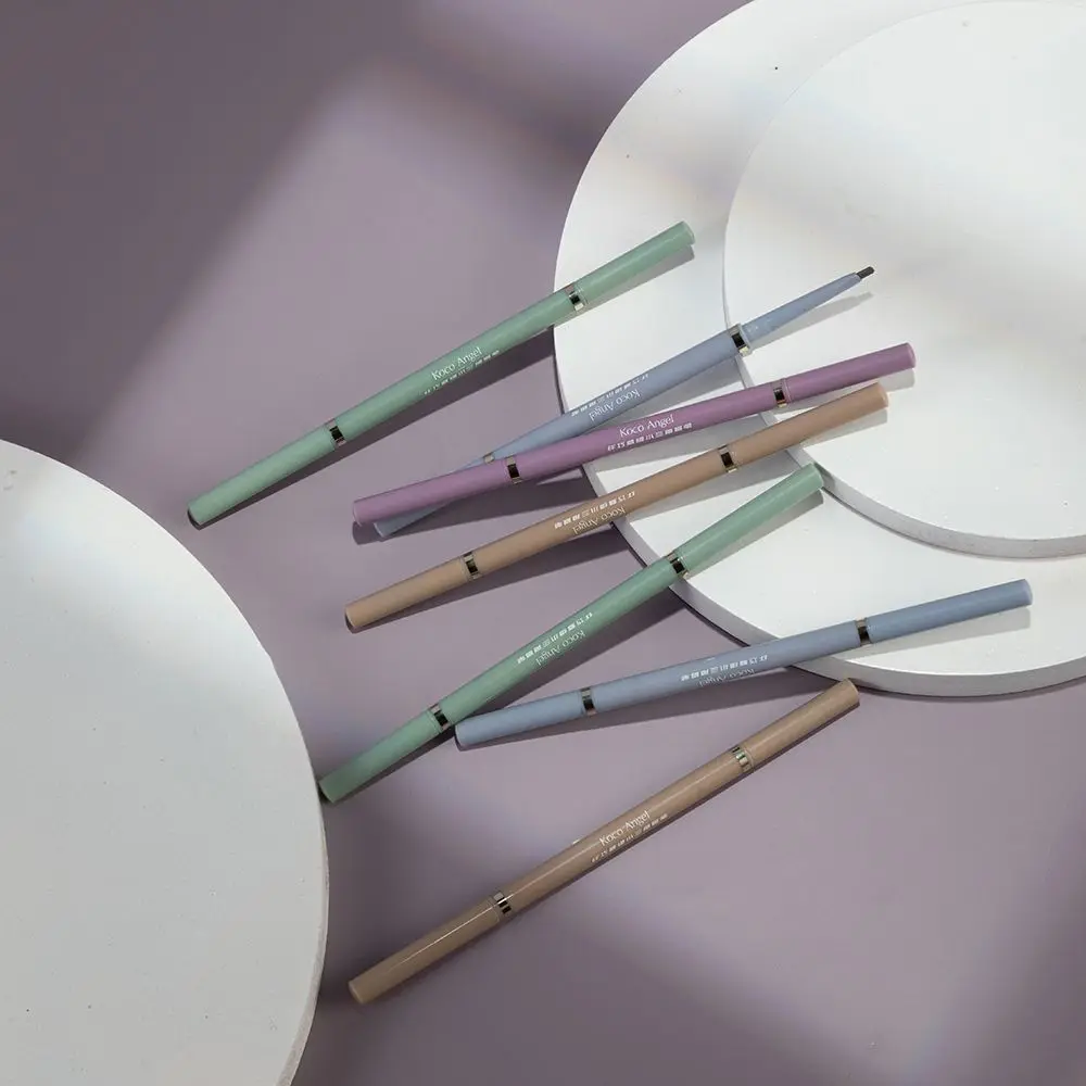 

Eyebrow Pencil Double Head Triangular Beginners Eyebrow Pencil Not Easy to Blooming Makeup Pen eyeliner
