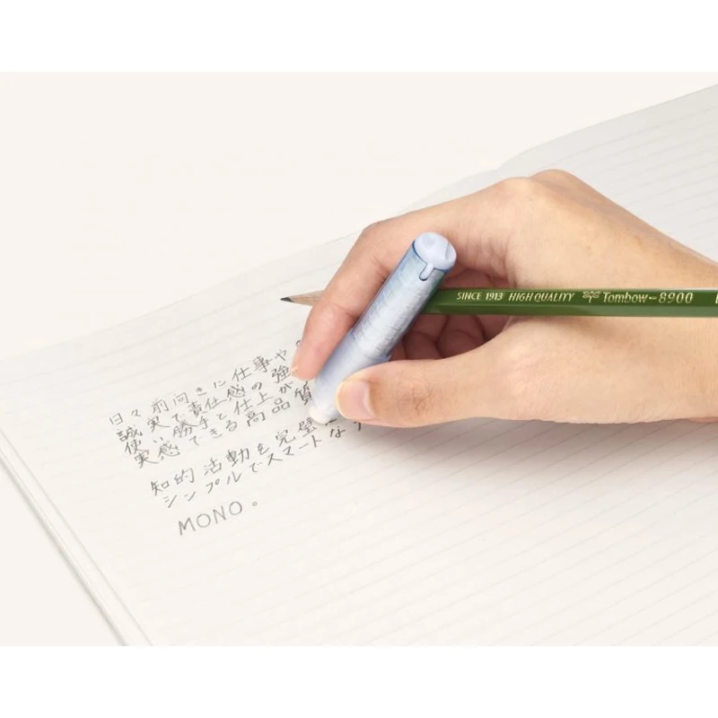 Фото Япония Tombow Mono One пластиковый ластик вращающийся сердечник художественный эскиз рисунок мелирование резина №4
