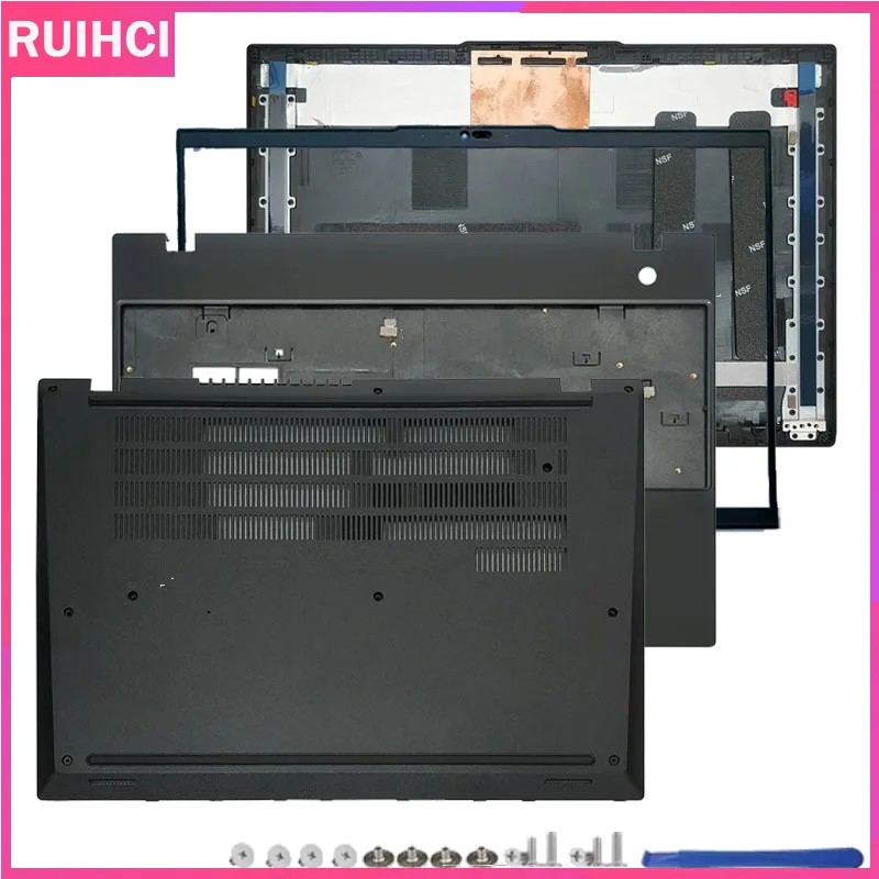Фото Новые запчасти для ноутбука Lenovo ThinkPad L16 Gen1: задняя крышка LCD-экрана/передняя рамка/накладка на ладони/нижняя крышка/передняя панель/верхняя крышка №1