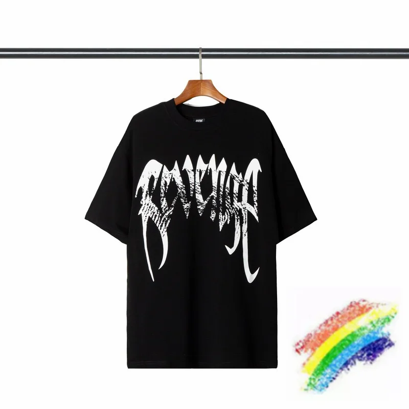 

Футболка с принтом отпечатков пальцев для мужчин и женщин, высокое качество 1:1, футболка в летнем стиле XXXtentacion Vengeance