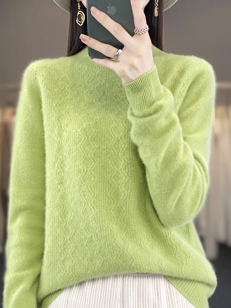 Рисунок 3 - Осенне-зимние женские пуловеры с ложным воротником