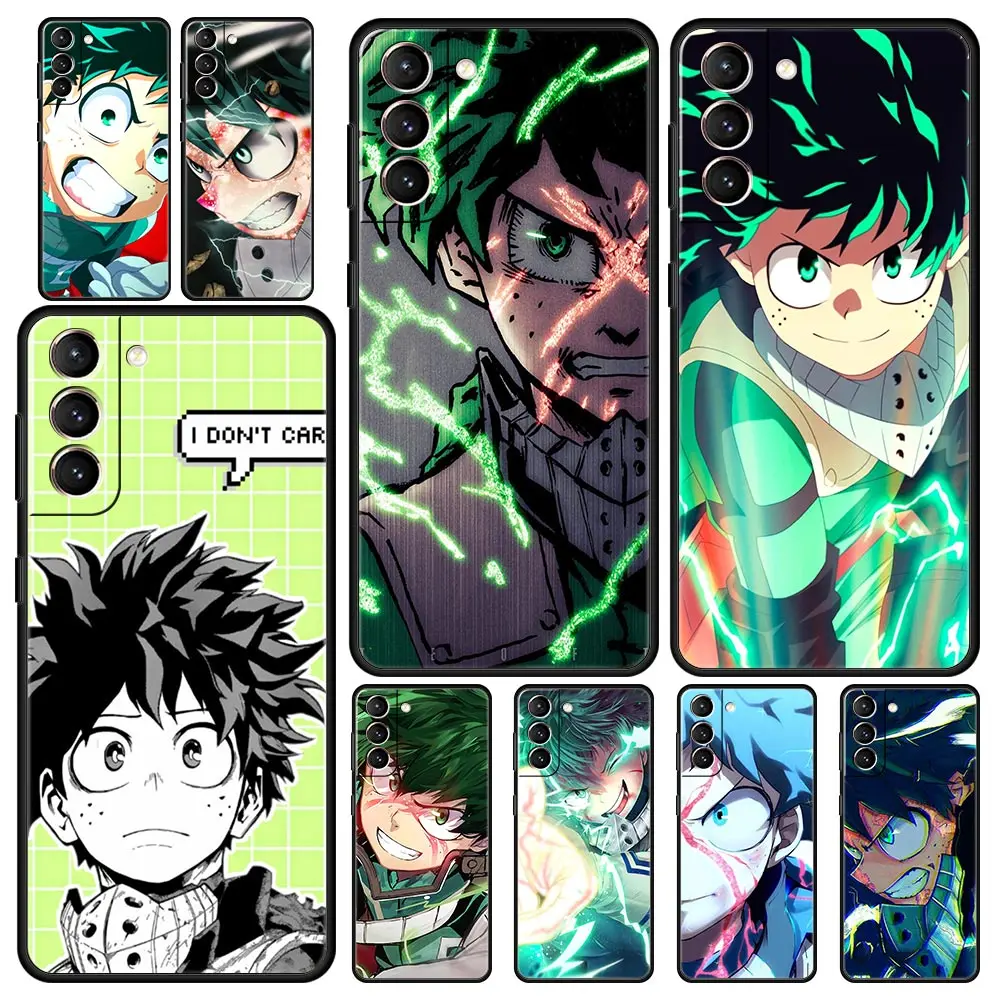 

Чехол для телефона Izuku Midoriya My Hero моя геройская Академия для Samsung Galaxy S22 S20 FE S21 Ultra 5G S9 S8 S10 Plus S10E Note 10 Lite 20, чехол