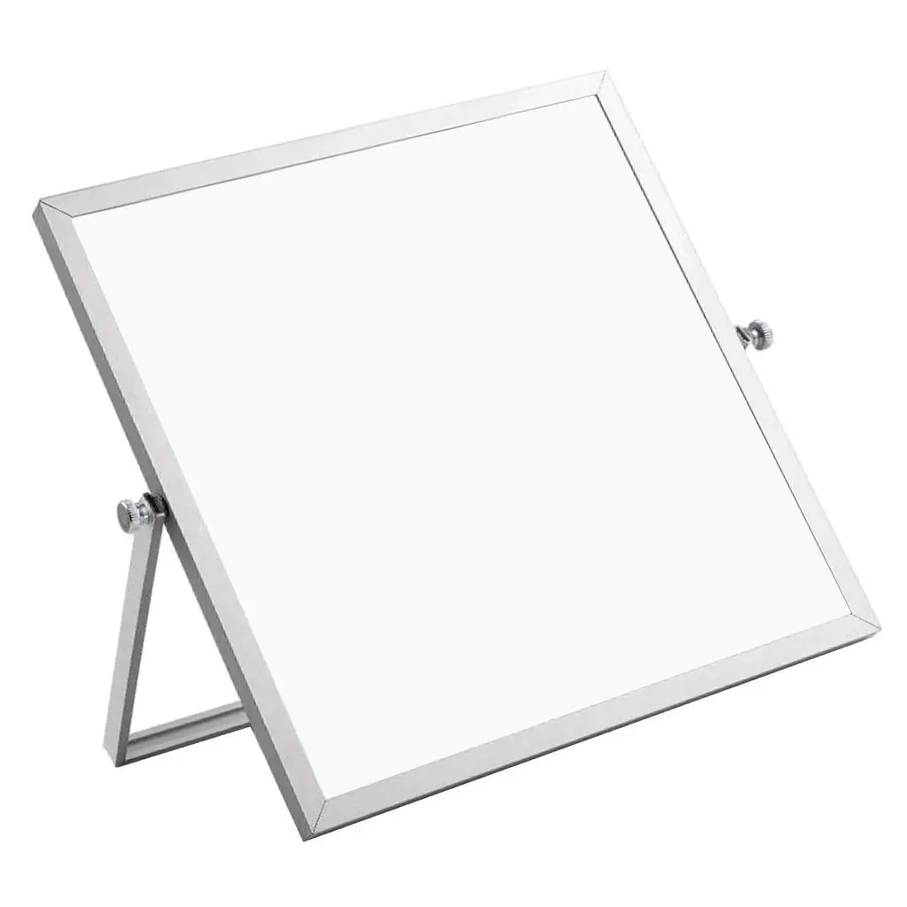 Erase White board Desktop Mini Easel Reversible For Office Home 25x35cm