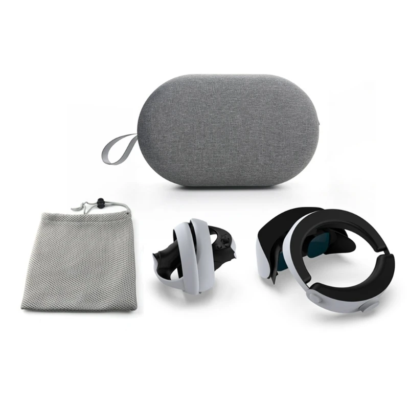

Anti-Scratch Bag VR Glasses Protective Traveling Cover Bags with Handle Pouch Lens Caps Strap for PS VR 2 Headset Bag P9JD