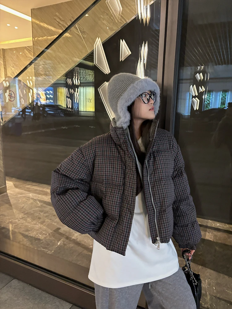 Autumn Furry Warm Earmuff Fisherman Hat Women 2024 Winter Plush Big Head Circumference Make Your Face Look Smaller Lei Feng