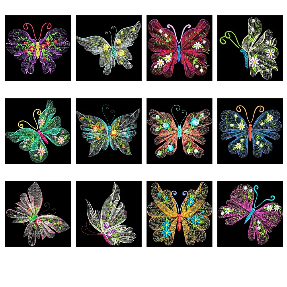 

Алмазная мозаика с вышивкой в виде бабочки, 5D