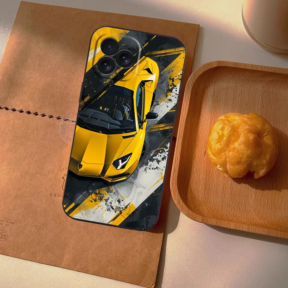Роскошный автомобильный чехол для телефона L-Lambors G-Ghinis Samsung A03 A04 A05 S A13 A34 A53 4G 5G S22 S23