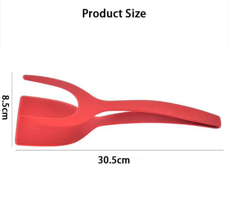 2 в 1 раскладные щипцы шпатель для яиц Щипцы Зажим оладий жареное яйцо французский