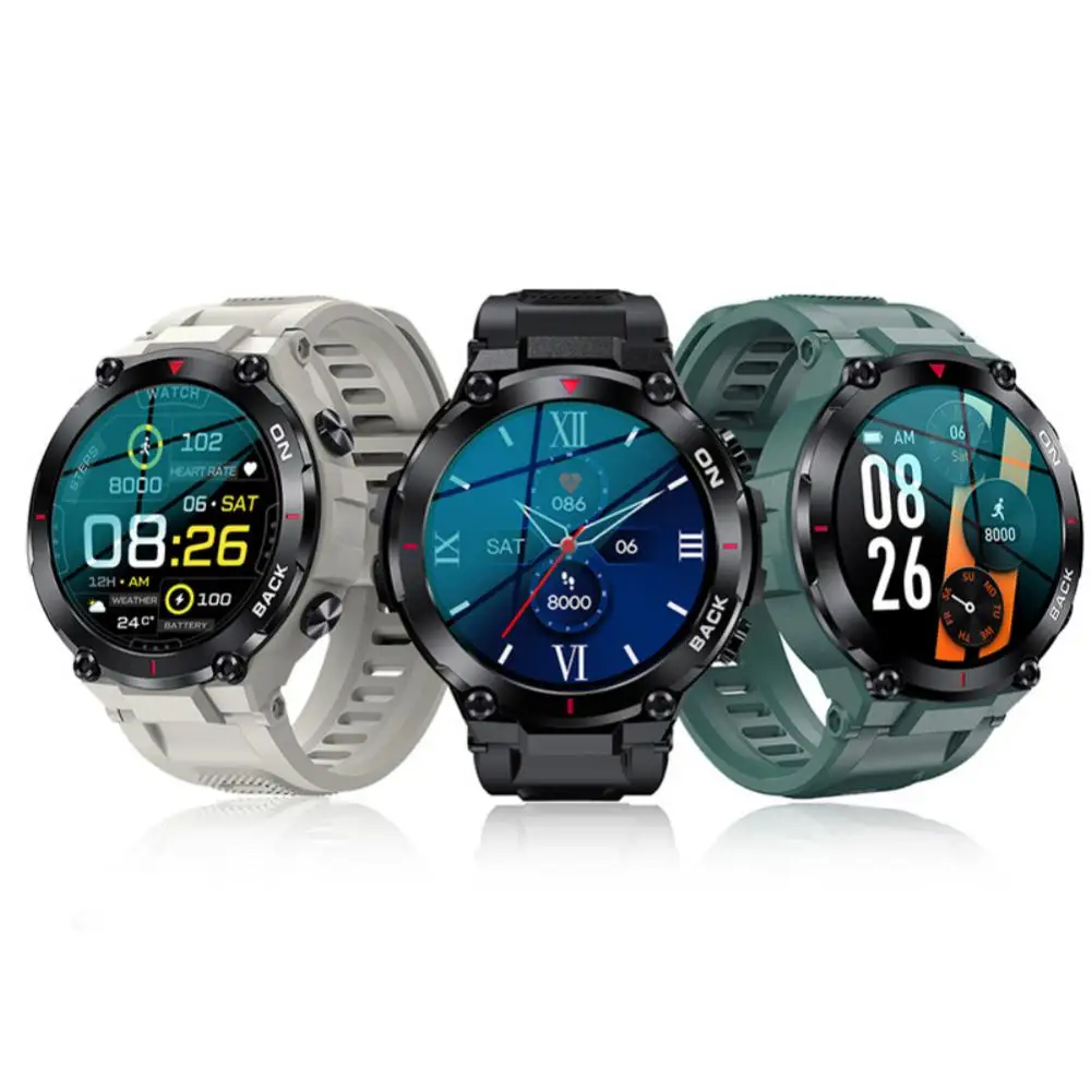 

K37 Smart Watches HD Screen Blood Oxygen Monitor Sport Models HeartRate Monitor Sleep Monitor IP68 Waterproof Long Standby Watch