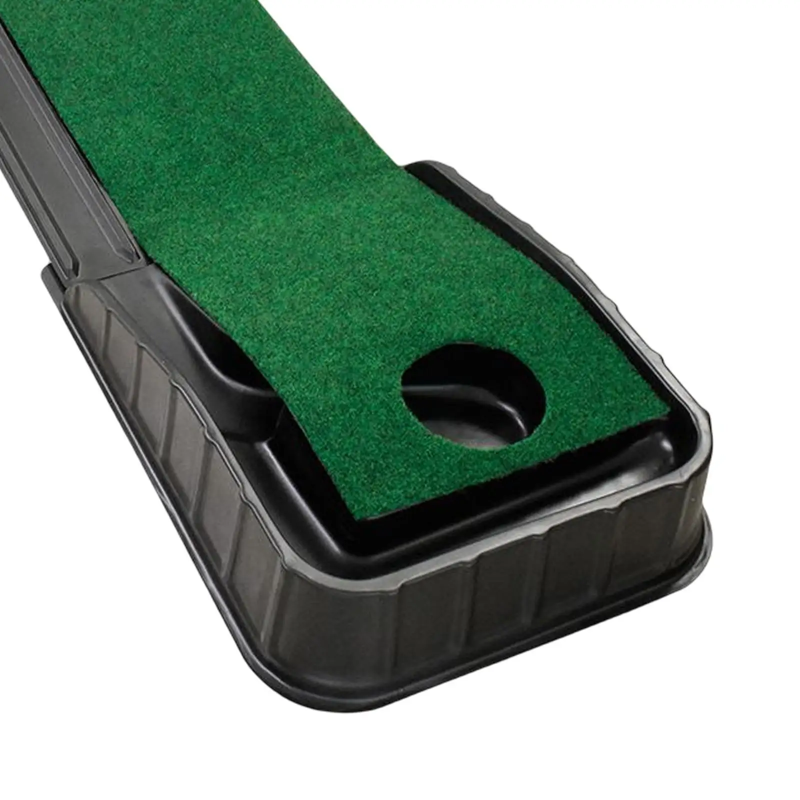 

Golf Putting Mat with Ball Return Portable Practice Mat for Home Office
