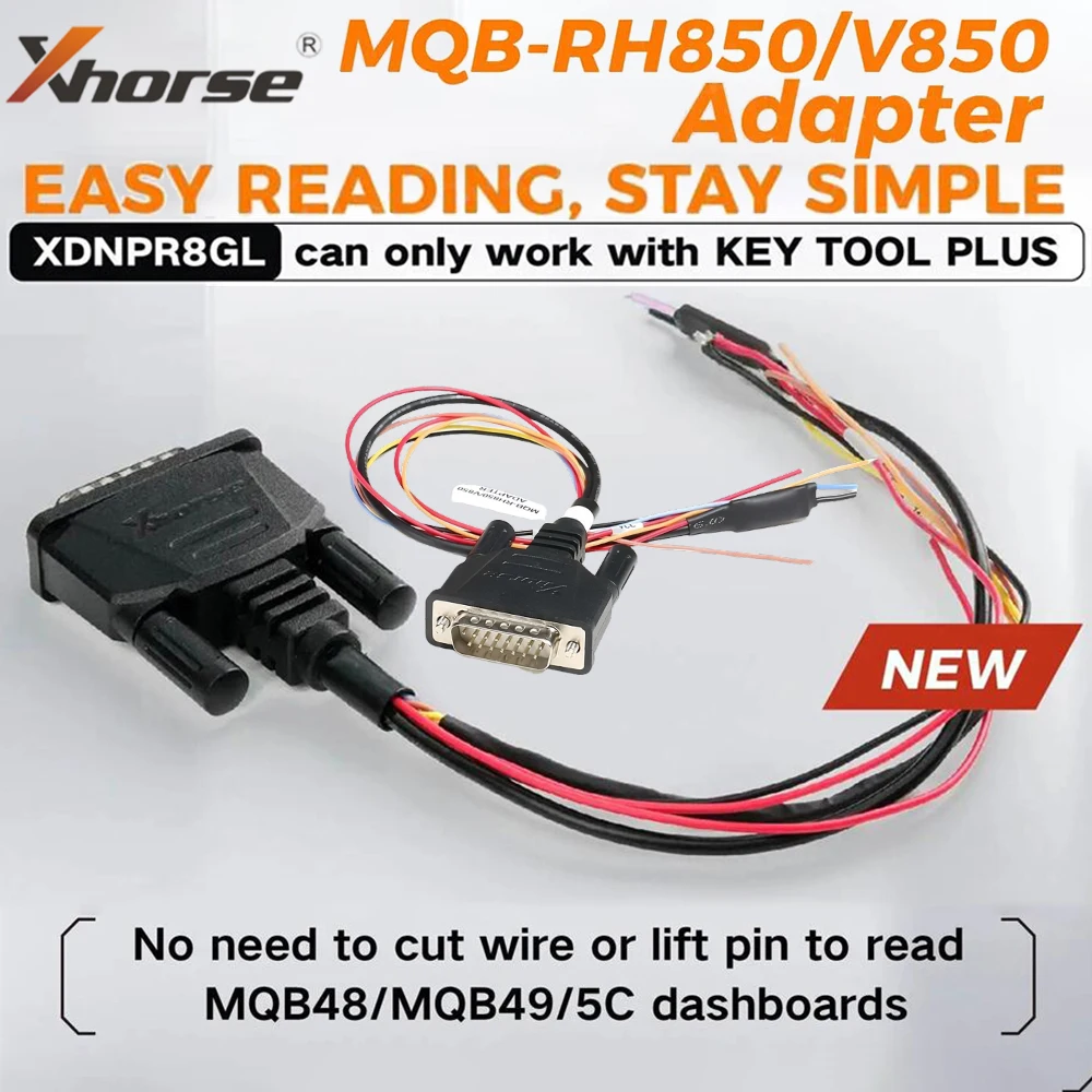Фото Адаптер XHORSE XDNPR8GL MQB-RH850 RH850 V850 для VW MQB MQB49 5C, приборной панели MQB-RH850(R7F) и серии MQB 34xx (2026) №2