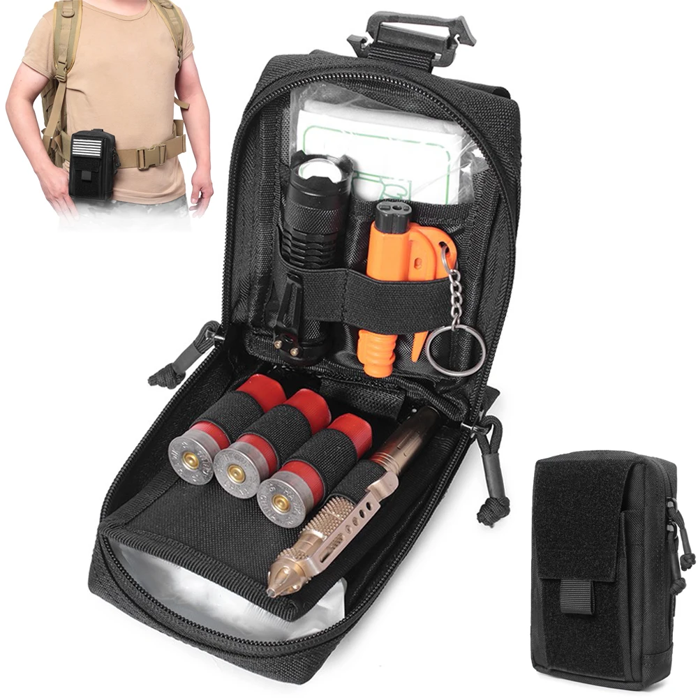 

Тактическая мягкая сумка, Мужская поясная сумка для инструментов для повседневного использования, военная сумка для хранения магазинов, ул...