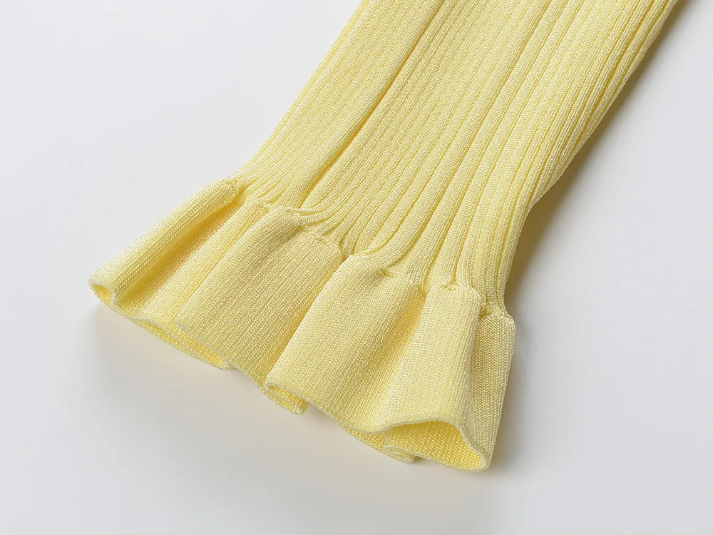 Женское трикотажное однобортное платье макси Элегантное Длинное однотонное с