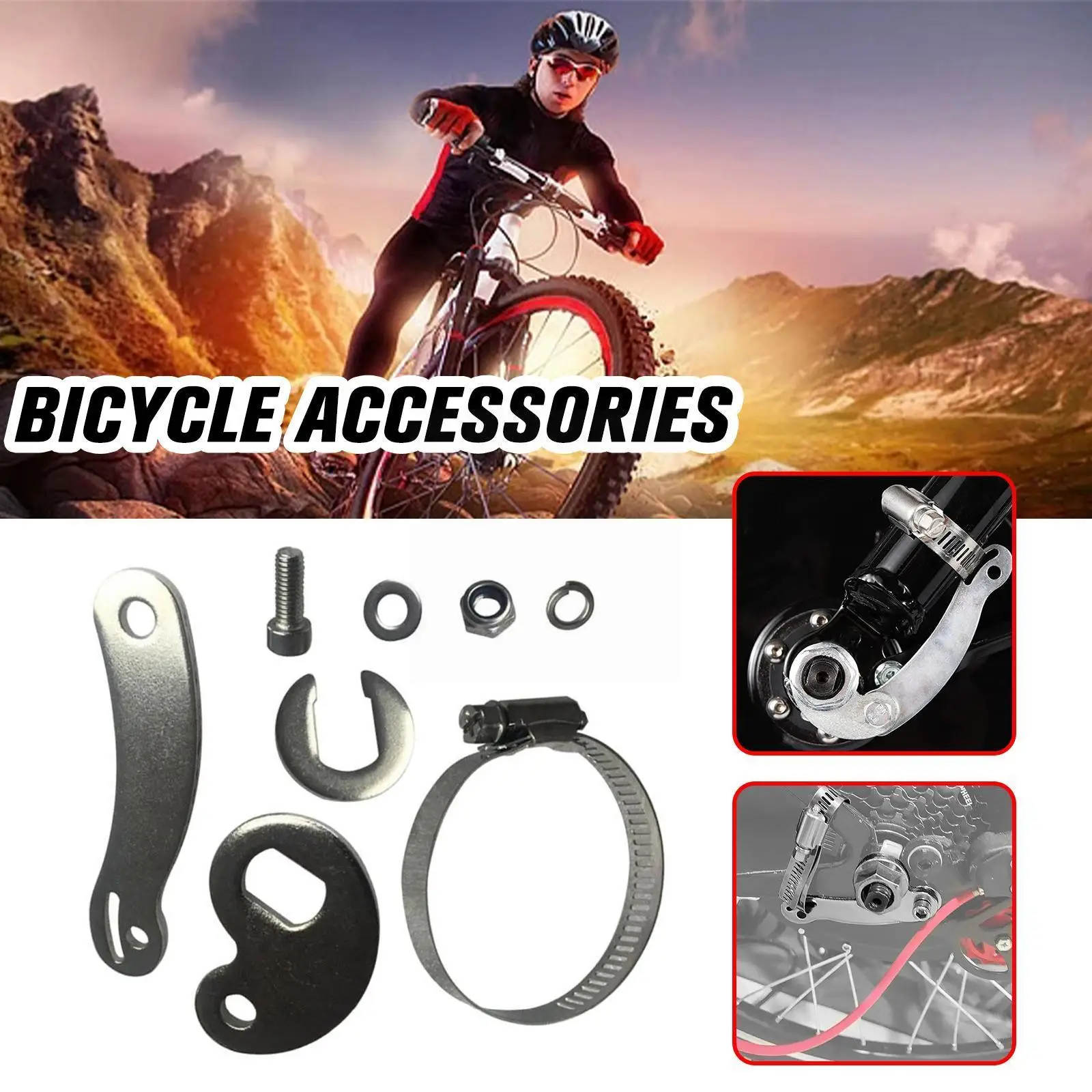 

New Electric Bike Torque Arm Conversion Kit Ebike Torque Washers Universal For Front Rear Hub Motor Electric Bicycle Access G0L2