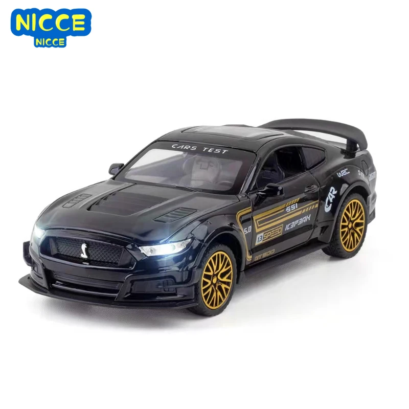 

Модель автомобиля из сплава Nicce 1:32 Ford Mustang GT500, украшение для двери