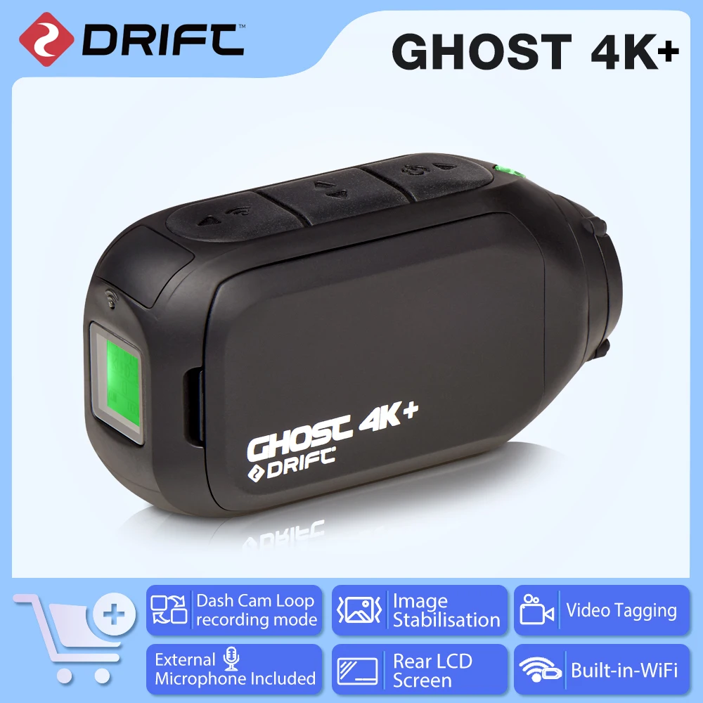 Drift Ghost 4k Plus Action Camera HD Motorcycle Bicycle Bike