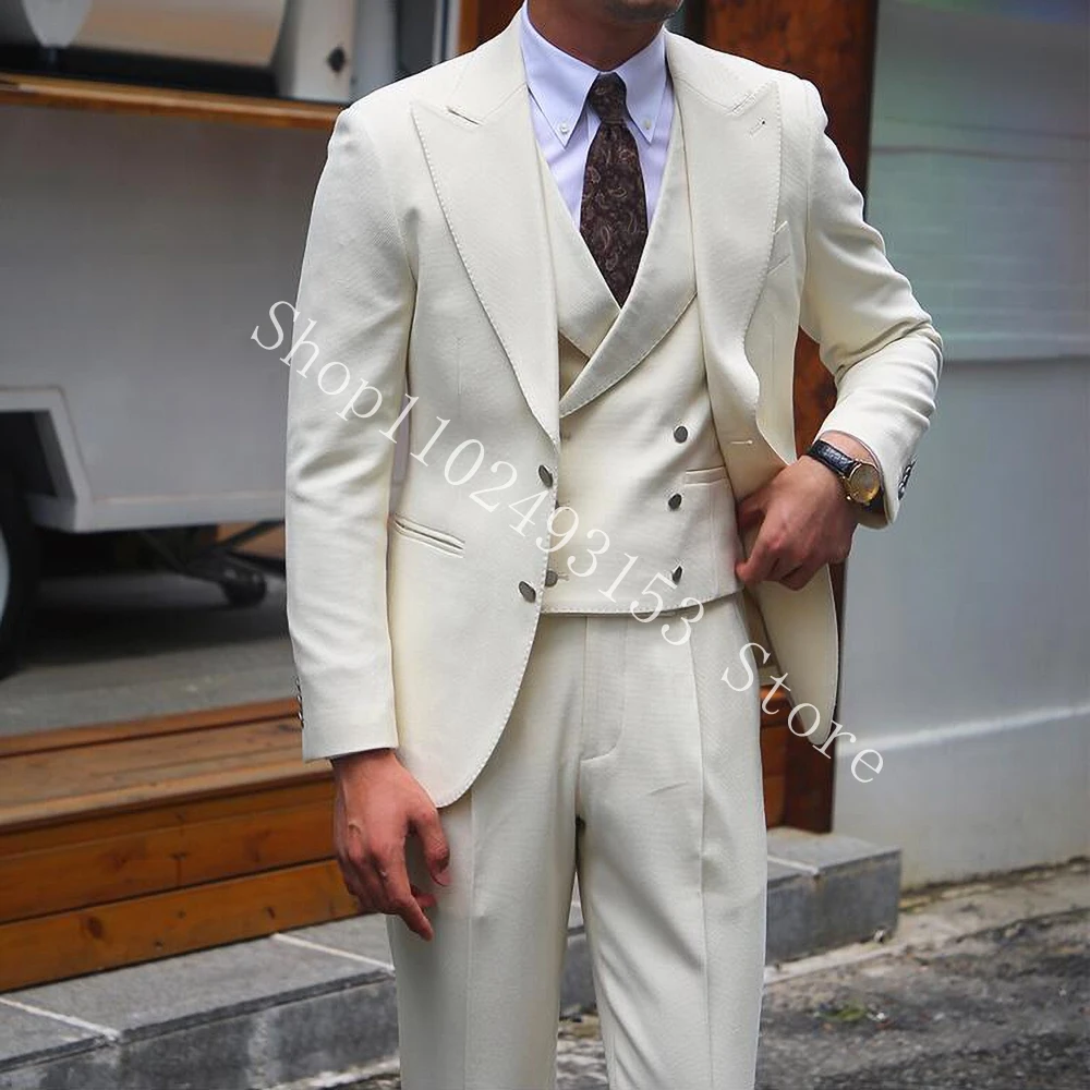 Мужской свадебный костюм из трех предметов