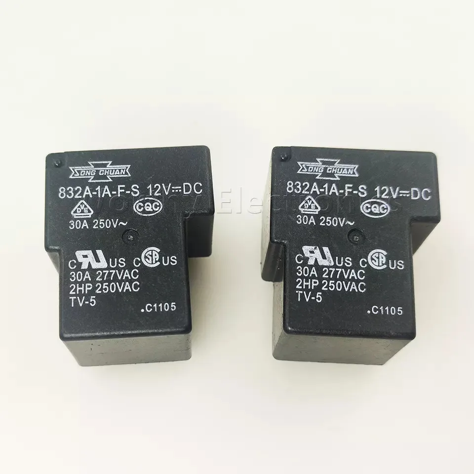 Бесплатная доставка 10 шт./лот 12VDC 30A 4pin реле 832A-1A-F-S-12VDC