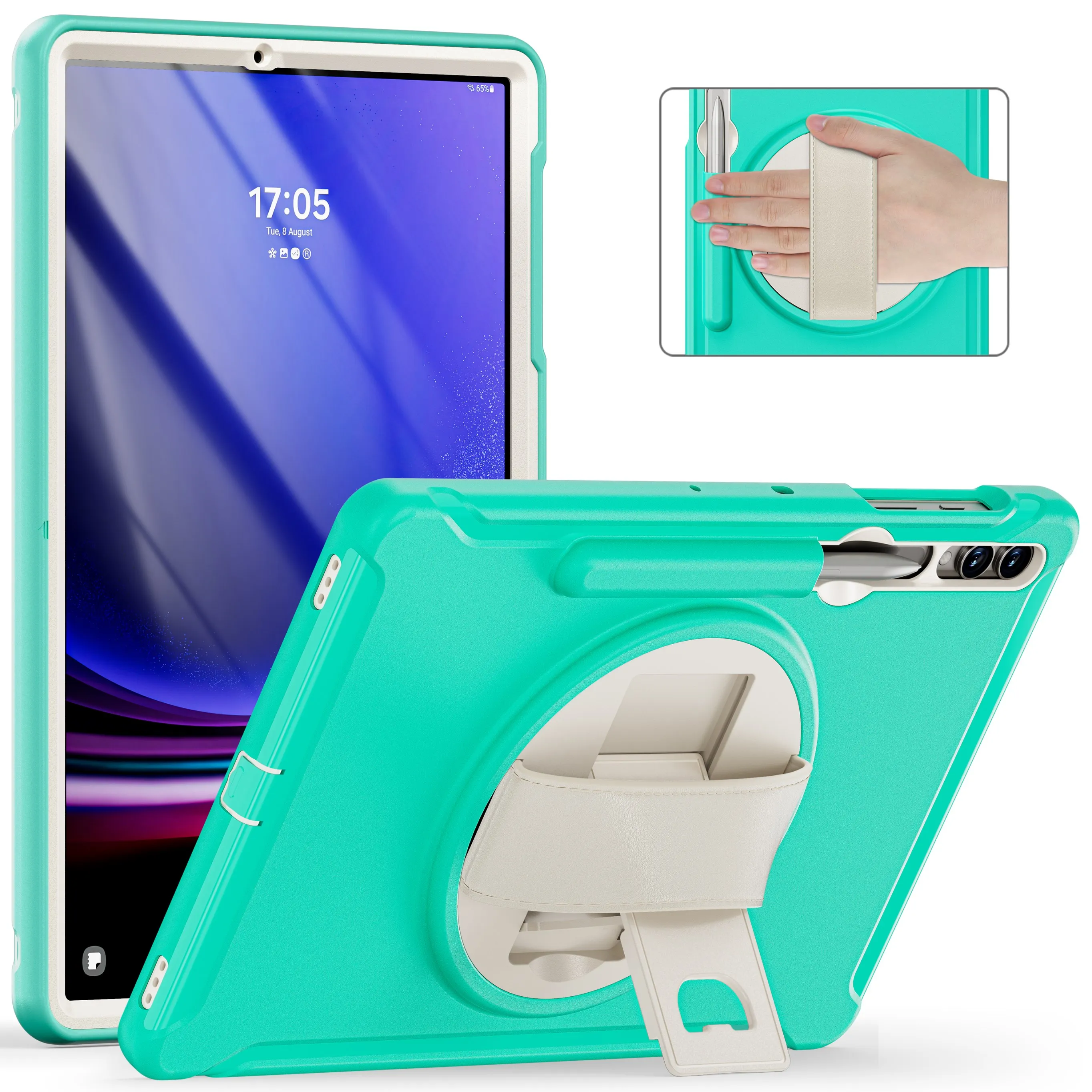 Чехол для планшета Samsung Galaxy Tab S9FE plus и S9 2023 S8 S7 S7FE 12 4 дюймов противоударный