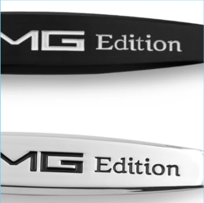 2pcs/Cars dedicated C180L C200L C260L leaves A/M/G metal decorative tape side mark car sticker |